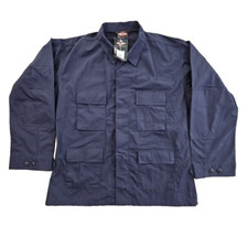 Tru-Spec Polyester-Cotton BDU Jacket Navy Blue XL-Long 24200-C3 Tactical NWT picture