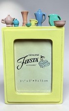 Genuine Fiesta Accessories Picture Frame Yellow Ceramic VINTAGE picture