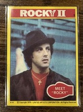 SYLVESTOR STALLONE 1979 Topps Rocky II #1 