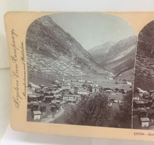 Zermatt Switzerland Rhone Valley Stereoview picture