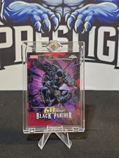 Black Panther 2026 Topps Chrome Marvel 60 Years 5/5 OMEGA Red Refractor picture
