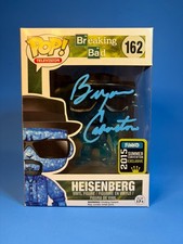 Funko Pop Blue Crystal Heisenberg 162 SDCC Signed Auto Bryan Cranston w Barcode picture