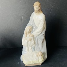Vintage Mirmasu Valencia Spain Ceramic Holy Family Porcelain Figurine picture