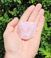 Single LARGE Rough Rose Quartz Raw Crystal Love Stone Natural Specimen (2