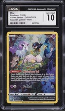 2023 POKÉMON CROWN ZENITH GALARIAN GALLERY HOLO #GG10/GG70 MEW CGC 10 GEM MINT picture