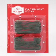 Christmas Tree Ornament Green Hooks 2 1/2