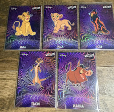 Disney Lion King Simba Nala Scar Timon Pumbaa Legacy Trading Card Lot 5 Hologram picture