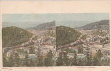 LITHO Czech Republic Karlsbad in Bohmen Panoramic Town Views c. 1910 picture