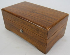 Thorens Swiss No. 30 Wind-Up, Cylinder Music Box in Wooden Case. Plays 4 Songs picture