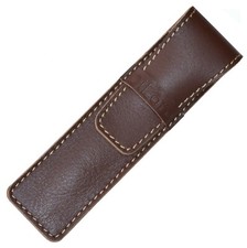 DiLoro Full Grain Cow Leather Single Pen or Pencil Case Holder For Fountain B... picture