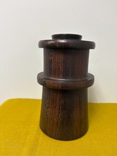 Dansk Staved Wenge Wood Ice Bucket & Lid. Des by Jens Quistgaard. Rare See note picture