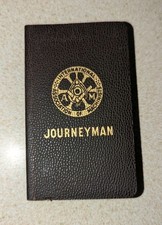 1951 International Ass. of Machinists Journeyman Dues Book with 5 Stamps picture