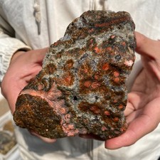 910G Rare Natural Raw Ocean Jasper Rough Quartz Crystal Mineral SpecimeM picture