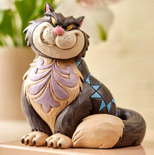 ❦ New JIM SHORE DISNEY Figurine LUCIFER CAT Cinderella Lady Tremaine Villain Pet picture