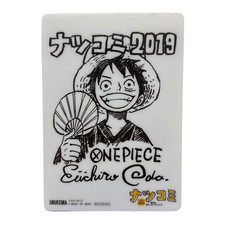 NatsuComi 2019 ONE PIECE Luffy Clear Card Limited Promo Japan Rare Official picture