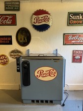 Vintage Pepsi-Cola Machine – Ideal Dispenser Co. Model A-55 picture
