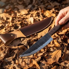 Raven Head Hilt Handmade Norse Viking Hunting Knife 9.5