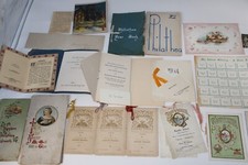 Vintage ephemera paper lot, mixed, 1902 04 05 Eureka School OH, 1914 Goshen Col+ picture