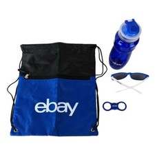 eBay Sports Pack: Water Bottle, Sport Bag, Sunglasses, Spinner Bottle Opener picture