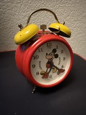 Vintage 1970s Bradley Mickey Mouse Alarm Clock picture