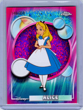 2026 Topps Chrome Disney #'d Pink Aqua Blue Green Gold Parallels PYC picture
