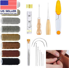 Leather Sewing Kit, 30PCS Repair Kit Heavy Duty Sewing Kit with Upholstery Threa picture