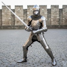 Full Steel Medieval Knight Armor Set | Wearable LARP Cosplay Renaissance Costume picture