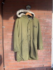 Vintage M-51 / 66 Marine Parka Shell W/ Blanket Liner With Fur Lined Hood picture