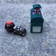 Vint 1998 Burger King Toy Men in Black Buster Purple Alien W/ Toy Car + Launcher picture