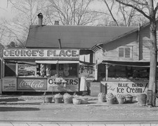 1936 Georges Place Louisiana Walker Evans FSA Roadside Diner 8x10 Photo Print #2 picture