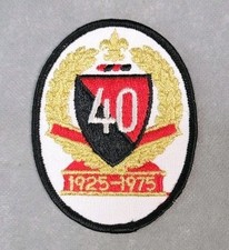 Vintage 1925-1975 BSA Red Black Gold BOY SCOUTS OF AMERICA Patch picture
