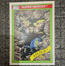 Impel 1990 Marvel Super Heroes Base Set Hulk (Gray) #17 Non-Sport Card picture