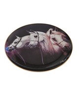 Danbury Mint Magnificent Trio Horse Plate 1993 Susie Morton Noble and Free  picture