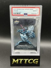 Upper Deck 2024 Renditions Spider-Man Venom Plexiglass #24 PSA 10 26/50 picture