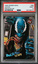 1996 Fleer/SkyBox Spider-Man Premium '96 Asylum Venom #80 PSA 9 Cert 90748013 picture