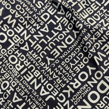 Travel Vintage World City UA Airlines scarf Dark Blue Version New picture