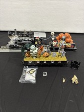 Hawthorn Village Nightmare Before Christmas Train Cars Pumpkins Halloween *READ* picture