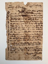 1718 John Penn ALS to Brother Thomas Penn – William Penn Family – Wax Seal picture