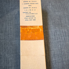 WW2 US-M4 Utica Fighting Knife With US M8A1 Scabbard Sheath WWII picture