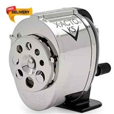 Pencil Sharpener Wall Mount Manual Crank School Vintage Look Boston Metal Desk picture