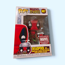 Funko Pop Marvel Zombies Deadpool with Headpool Marvel Collector Corps #667 picture