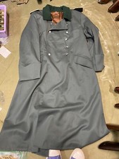 WWII GERMAN M40 1940 INFANTRY OFFICER GABARDINE COMBAT FIELD OVERCOAT-2XL 48-50R picture