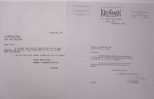 1926 Lamson Goodnow E Kronman Inc NYC Signed Kitchen Equipment Ephemera L585F picture