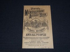 1922-1923 PIERCE'S MEMORANDUM ACCOUNT BOOK BUFFALO - J 7346 picture