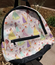 Bioworld Disney Princesses Mini Backpack Adjustable Straps Belle Jasmine  picture