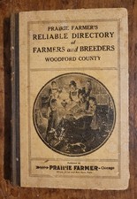 1917 Prairie Farmer's Farmers Breeders Woodford County,  Eureka El Paso Metamora picture