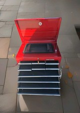 Craftsman 10 Drawer Toolbox, Top Box, Vintage With Keys. picture