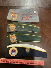 Vintage American Amvets  Hats And Pins Lot Of 4 picture
