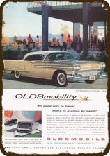 1958 OLDSMOBILE OLDS NINETY EIGHT 98 Car Vntg-Look DECORATIVE REPLICA METAL SIGN picture