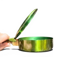 Vintage Duk-It Green Silent Butler Ashtray McDonald Products Buffalo NY 1950s picture